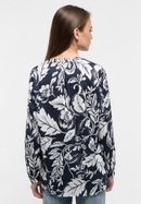 tunic in navy printed
