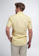 SLIM FIT Hemd in gelb unifarben