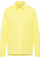shirt-blouse in lemon plain