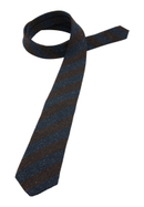 Tie in dark blue striped