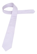 Krawatte in weiß/lila gestreift