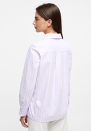 Oxford Shirt Blouse in orchid striped