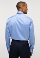 MODERN FIT Luxury Shirt in medium blue plain