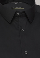 SUPER SLIM Performance Shirt in zwart vlakte