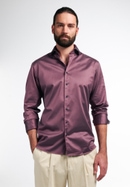 MODERN FIT Soft Luxury Shirt in lila unifarben