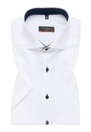 ETERNA plain pinpoint short-sleeved shirt SLIM FIT