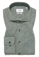 COMFORT FIT Shirt in sage green structured