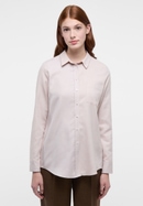 shirt-blouse in beige plain