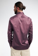 MODERN FIT Soft Luxury Shirt in lila unifarben