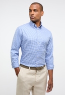 MODERN FIT Shirt in blue checkered