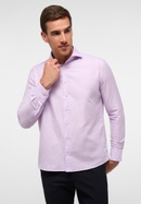 COMFORT FIT Linen Shirt in lavendel vlakte
