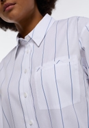 shirt-blouse in azure striped