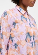 Oxford Shirt Blouse in mandarijn gedrukt