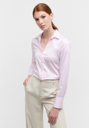 Satin Shirt Blouse in roze vlakte