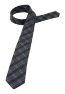Tie in dark blue checkered
