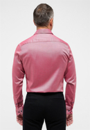 SLIM FIT Performance Shirt in bordeaux structured