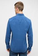 SLIM FIT Shirt in smoke blue plain