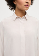 shirt-blouse in taupe plain