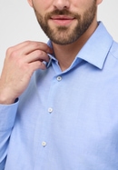 COMFORT FIT Linen Shirt in azure plain