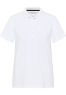 Poloshirt in weiß unifarben
