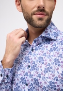 MODERN FIT Overhemd in blauw gedrukt