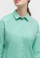 Oxford Shirt Bluse in hellgrün unifarben
