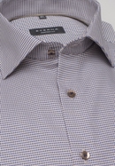 ETERNA textured cotton shirt COMFORT FIT