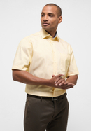COMFORT FIT Overhemd in geel gestreept