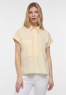 Blouse in yellow plain
