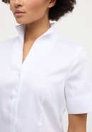shirt-blouse in white structured