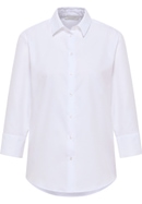 overhemdblouse in wit gestructureerd