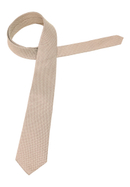 Tie in beige structured