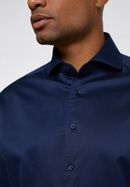 MODERN FIT Soft Luxury Shirt in navy vlakte