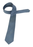 Cravate bleu/vert structuré