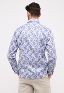 MODERN FIT Overhemd in koningsblauw gedrukt