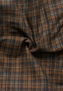 COMFORT FIT Shirt in cognac checkered