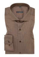 SLIM FIT Shirt in taupe structured