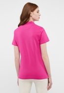 Polo shirt in pink plain