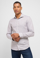 SLIM FIT Shirt in brown striped