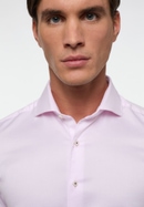 SLIM FIT Soft Luxury Shirt in zacht roze vlakte