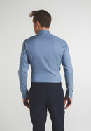 SUPER SLIM Performance Shirt in blauw vlakte