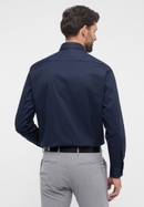 COMFORT FIT Cover Shirt in navy plain