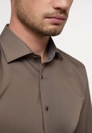 SLIM FIT Original Shirt in walnut unifarben