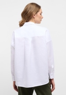 Linen Shirt Blouse blanc uni