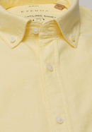 SLIM FIT Hemd in gelb unifarben