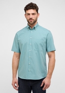COMFORT FIT Shirt in mint checkered