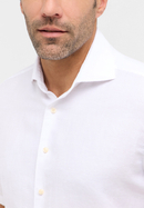 MODERN FIT Linen Shirt in white plain