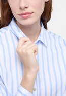 shirt-blouse in light blue striped