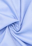 COMFORT FIT Overhemd in blauw gestructureerd