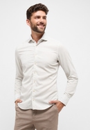 SLIM FIT Hemd in off-white unifarben
